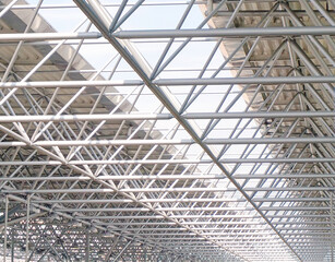 Fototapeta premium Steel structures of roof