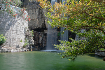waterfall in the park