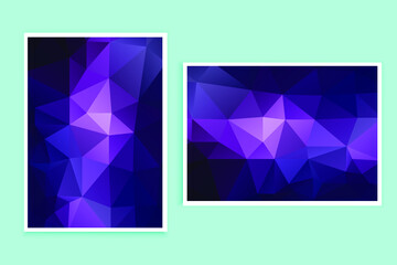 Polygonal Mosaic Background, Low Poly Style, Vector illustration, Business Design Templates	
