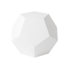 Realistic Dodecahedron Illustration