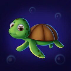 turtle swimming