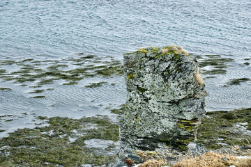 Winter landscape of the Westfjorden in Iceland