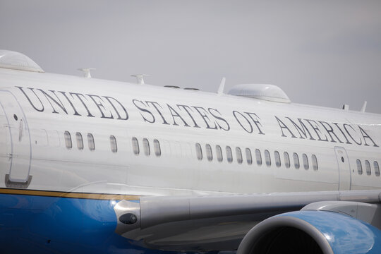 Air Force 2 plane, the United States Air Force aircraft carrying the U.S. vice president.