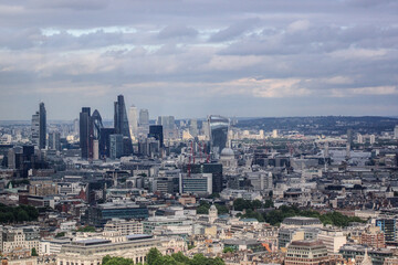 Fototapeta na wymiar London Skyline Circa 2015