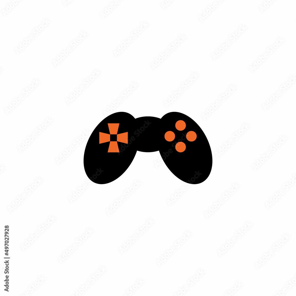 Wall mural joystick sign vector icon. video game symbol illustration