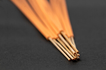 Agarbatti with black background