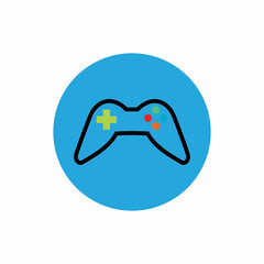 Joystick sign vector  icon. Video game symbol illustration
