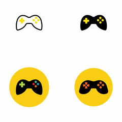 Joystick sign vector  icon. Video game symbol illustration