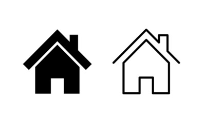 Obraz premium House icon vector. Home sign and symbol