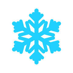 Simple vector snowflakes. Winter Christmas set. Snow 