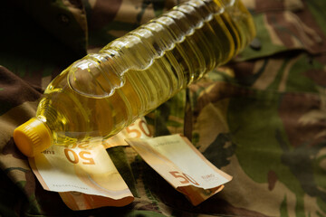 Aceite vegetal y de girasol embotellado, aumento de precio ,Embargo y sanción a la exportación de...