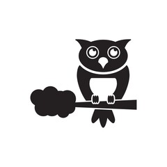 Owl icon ( vector illustration )