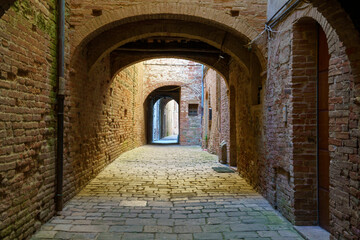Obraz premium Buonconvento, medieval city in Siena province