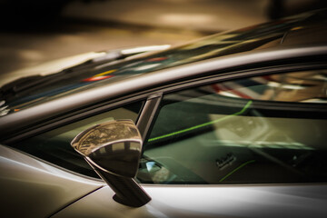 Car Window Reflection