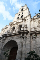 View of San Francisco church in Havana, Cuba