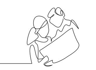 female and male office workers talking on documents in company and doing research analysis