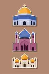 three palaces and mosques