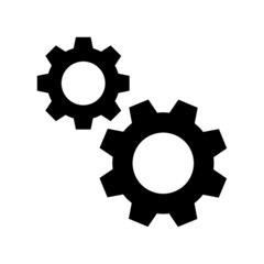 gear icon vector design template simple and clean