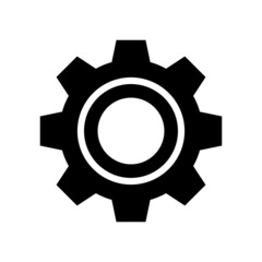gear icon vector design template simple and clean