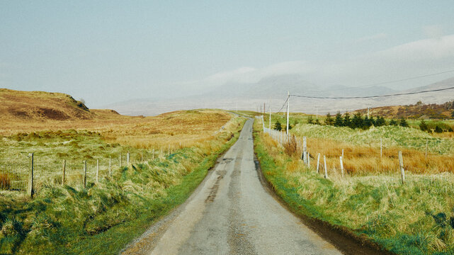 road in the countryside