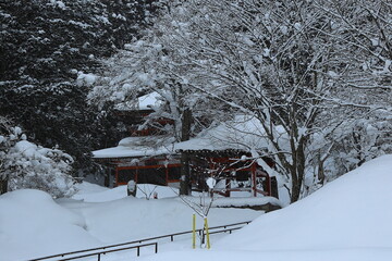 岩手県北上市　冬の極楽寺