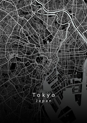 Tokyo Japan City Map