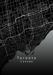 Toronto Canada City Map