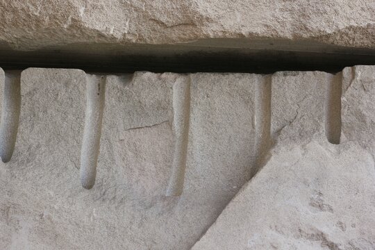 detail of a stone