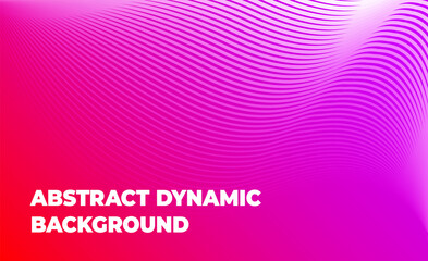 Very beautiful abstract background from a wave of red, blue, yellow, pink wave and lines. Flyer banner template 