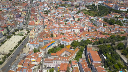 the heart of Lisbon on a quiet sunny day