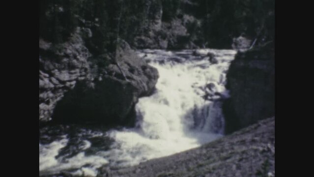 United States 1962, Waterfall on the stream