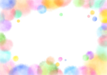 It is a design background image edited over A3 size with a watercolor atmosphere with the theme of brush touch, paint spraying, and paint smudging.