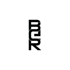 ber letter original monogram logo design