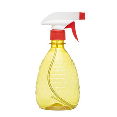 Cosmetic bottles with dispenser or sprayer isolated on white background. Bottle for ketchup,...