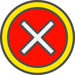 Obraz premium Cross Icon