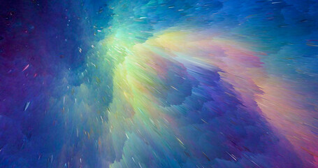 Modern Abstract Background With colorful Spectrum, 3D illustration, Beautiful Wallpaper