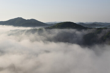 Sea of clouds in early morning