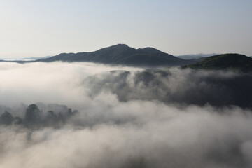 Sea of clouds in early morning