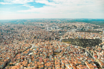 view of Istanbul city from the top of building