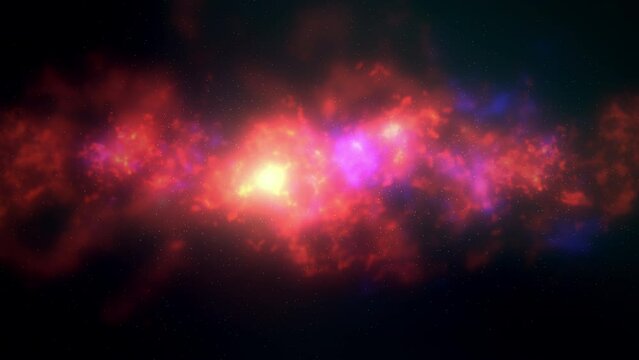 Dramatic cloudy and stars in galaxy, motion abstract futuristic, cosmos and sci-fi style background