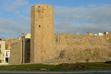 Fototapeta na wymiar The roman archaeological site of Tarragona in Spain