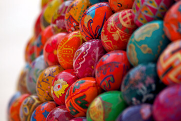 Fototapeta na wymiar Easter eggs 
