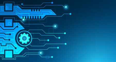 Geometric abstract technology background - future lines and dots connection digital data and big data concept EP.6