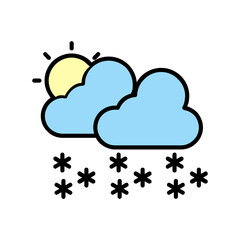 Snow In Day Icon
