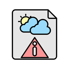 Wheather Alert Icon