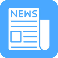 Newspaper Vector Icon Design Illustration