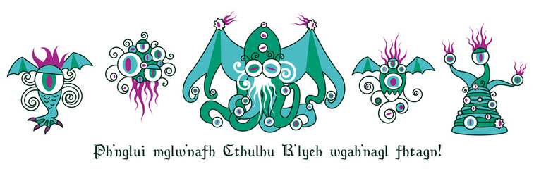 MONSTRES Lovecraft Team CTHULHU grands anciens 18