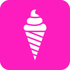 Ice cream Vector Icon Design Illustration