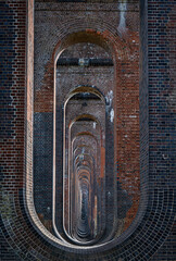 The Ouse valley viaduct that carries the London to Brighton train.