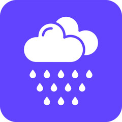 Rain Vector Icon Design Illustration